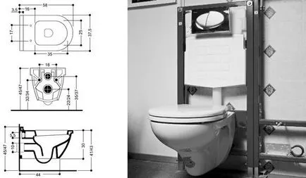 Méretek WC - septikland