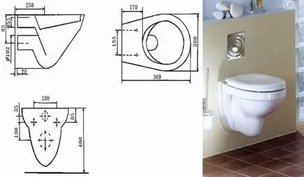 Méretek WC - septikland