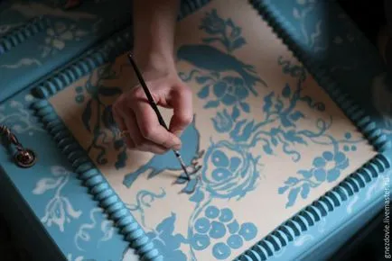 Баба боядисани в гърдите, гардероб, бюро и шкафче боя за мебели - Справедливи Masters - Hand