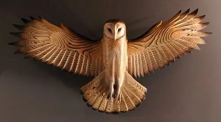 Дърворезба снимка птици, скицира Firebird и животните с видео