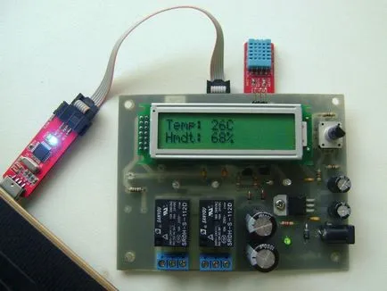 Autoritatea de reglementare de temperatură și umiditate - Proiecte - AVR - proiecte pe microcontrolere AVR