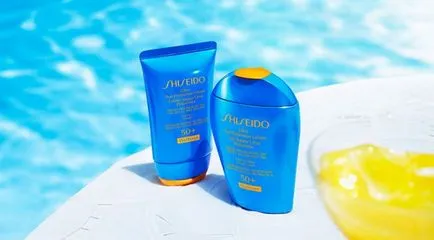 Noua linie de protectie solara wetforce de colectare a Suncare Shiseido vara 2015