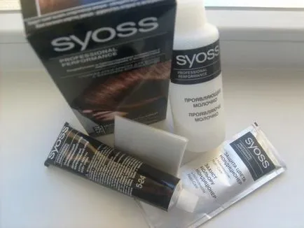 Обещаната оттенък коса крем от Syoss - за отзивите козметика