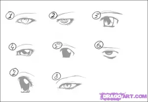 Rajz Anime Eyes 2