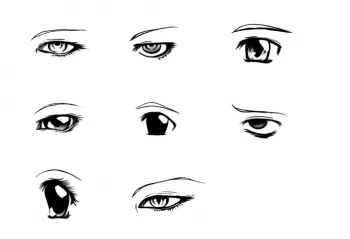 Rajz Anime Eyes 2