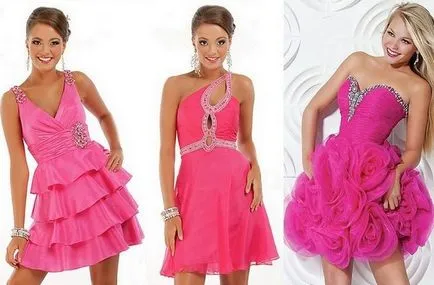 Rózsaszín ruha (50 fotó) estélyi ruhák