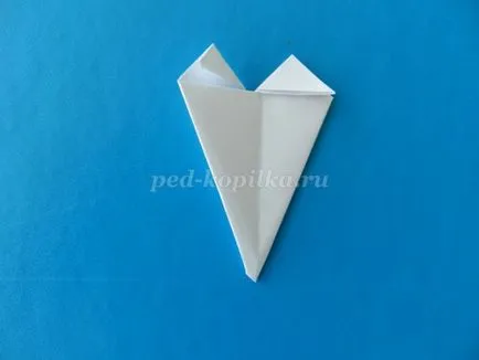 Százszorszépek az origami technikával