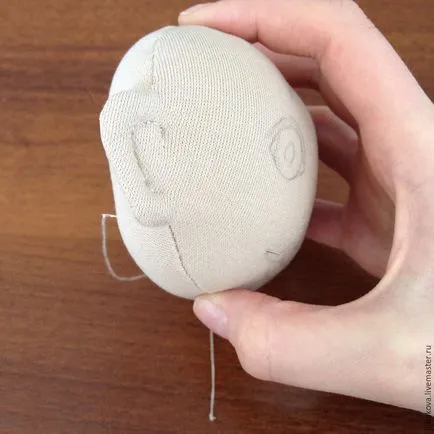 Начертайте гъба текстилна кукла - Справедливи Masters - ръчна изработка, ръчно изработени