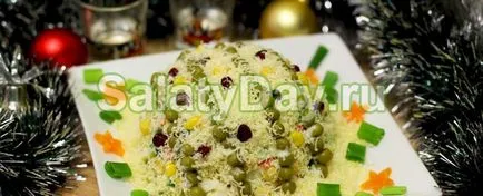 Saláta hó - meglepetés ízletes recept fotókkal és videó