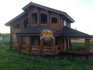 Cabana - construcția de case din lemn la cheie pentru 3280000rub, în ​​stil românesc