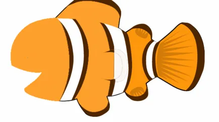 Шаблон златни рибки - апликация за цветна хартия (майсторски клас)