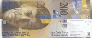 bani franc elvețian în lume