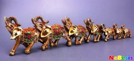 Elephant de Feng Shui - valoarea figurine elefant