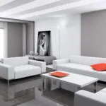Modern belső tér a világos színek - 50 fotó példák