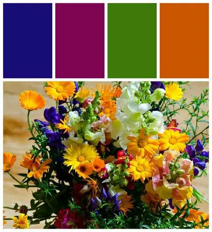 Hozzon létre egy harmonikus virág kompozíciók 18 választási színkombinációk - Fair Masters -