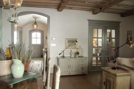 Stilul Provence în interiorul unei case sau apartament decorare, fotografie de design