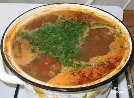 Kharcho супа от агнешко месо - стъпка по стъпка рецепта със снимки на