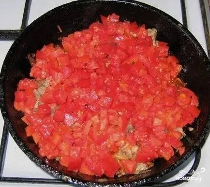 Kharcho leves bárány - lépésről lépésre recept fotók