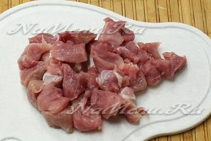 tocană de porc cu ciuperci si legume