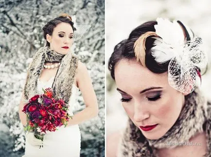 idei de moda de nunta pentru sedinta foto de nunta de iarna