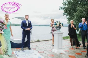 decorare nunta în stilul de spațiu în Moscova, tematecheskoy nunta organizarea, accesorii pentru nunta