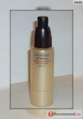 Tone Krém Shiseido smink emelő alapítvány Színezett felvonó szatén - «facelift! Egyszerű! C