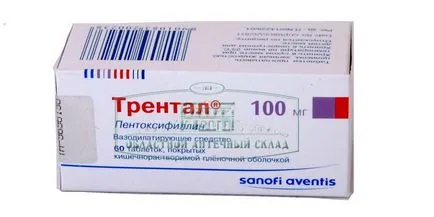 copii TRENTAL® electroforeză, lecturi, injecții, tablete