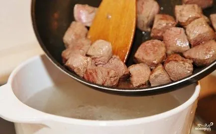 Доматена супа с месо - стъпка по стъпка рецепта със снимки на