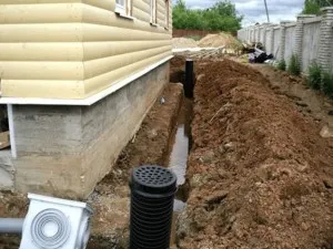 Монтаж на дъждовна канализация - монтаж верига и необходимите материали