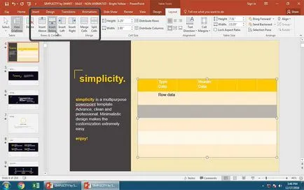 Урок за 60 секунди, как да добавите една маса в PowerPoint