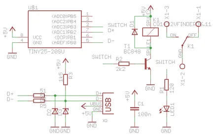 Usb-реле - малък USB-устройство, управляващо включване и изключване,