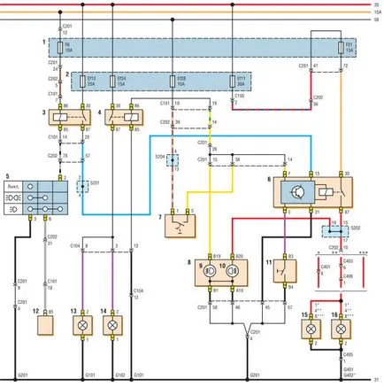 Instalați lumini de ceață pe electrician auto sedan Lacetti • el însuși