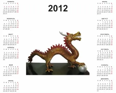 Mi, hogy megfeleljen az új, 2012-ben (A sárkány éve a kínai naptár)