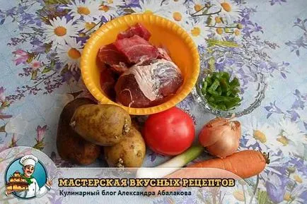 Khashlama marhahús otthon főzés