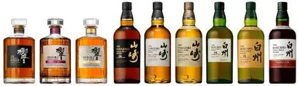 Японски уиски Suntory (Suntory) описание, видове, история