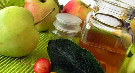 Ябълковият оцет от стреч - масаж, обвиване, опаковка