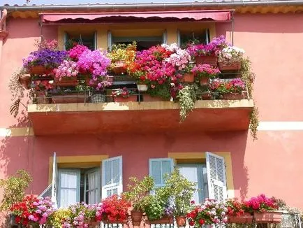 jardiniere pe balcon