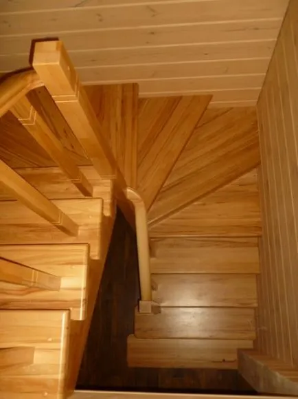 Winders pentru instalarea special de scări de lemn cu mâinile lor (foto și video)