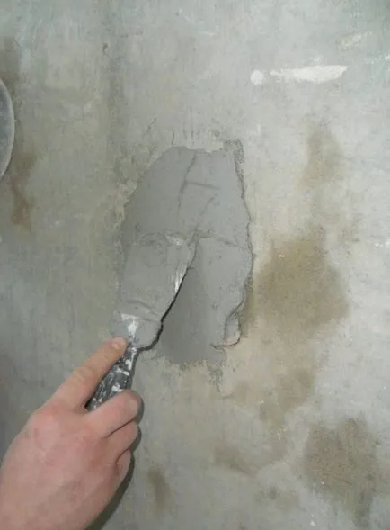 Dugulás lyukak a falon saját kezűleg, a szükséges anyagokat