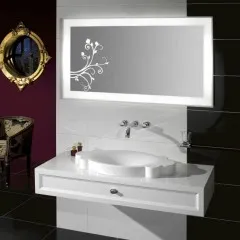 Oglinda de lumină pentru selecție baie, instalarea