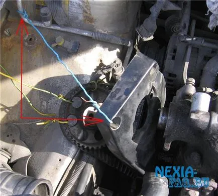 Cseréje a termosztátot a motor Nexia SOHC (CL 8