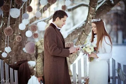 Télikert esküvő a hóban - topwedding