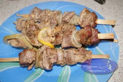 Kebab otthon - lépésről lépésre recept fényképek online recept itt