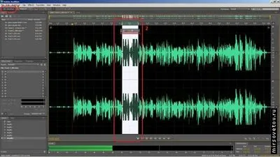 Adobe auditie modul de a înregistra o voce - programul Adobe auditie