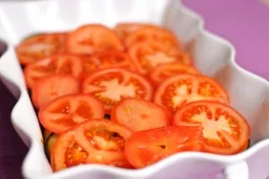 Патладжан печен с месо и домати - рецепти фото-стъпка за готвене