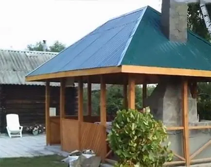 Gazebo cu gratar - 20 de proiecte de regulamente privind construcția de ideile mele pentru grădină și grădină