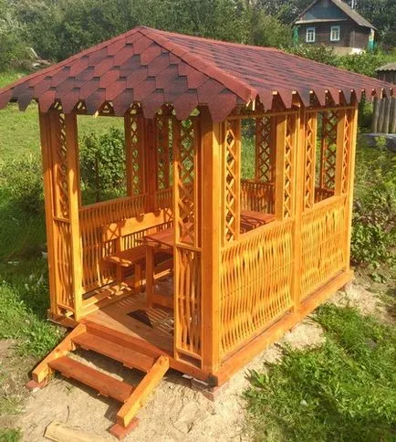 Gazebo cu gratar - 20 de proiecte de regulamente privind construcția de ideile mele pentru grădină și grădină