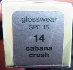 Lip Gloss clinique valahára glosswear SPF 15 (színárnyalat №14 pihenőház összetörni) - vélemények, fényképek és ár