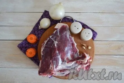 Бульон от агнешко месо - рецепта със снимки