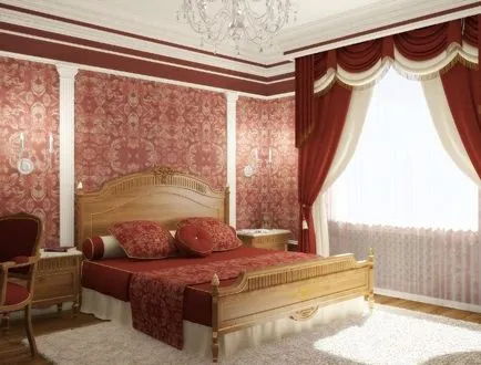 Бургундия спалня - снимка интериор
